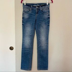 Inc Denim Jeans - Straight Leg, size 0 short